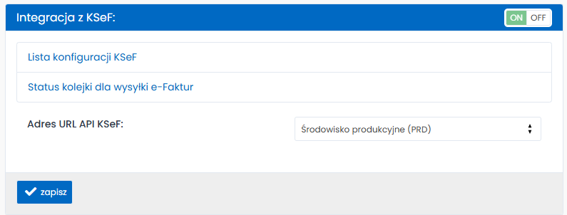 Integracja KSeF